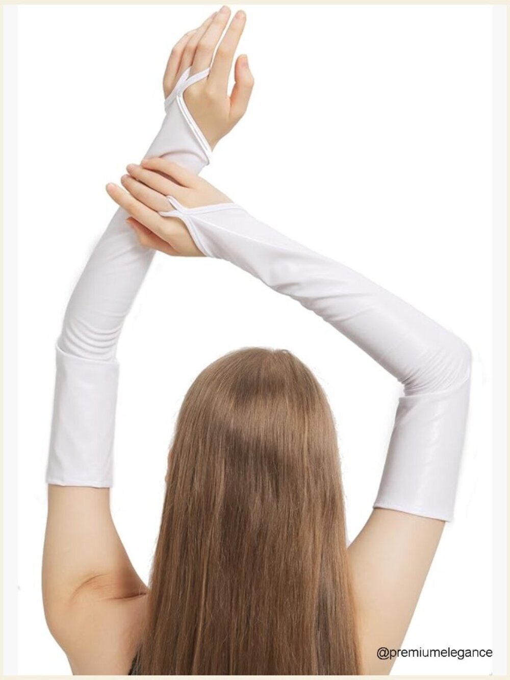 Long Fingerless Gloves for Women Costume Opera Party